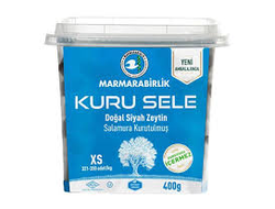 Маслины (черные оливки)  натуральные с косточкой, размер XS, (Kuru Sele Doğal Siyah Zeytin), 400 гр., Marmarabirlik, Турция