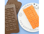 Форма силиконовая для шоколада «Плитка лабиринт»