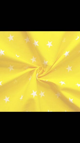 Наволочка на подушку (Звезды на желтом)