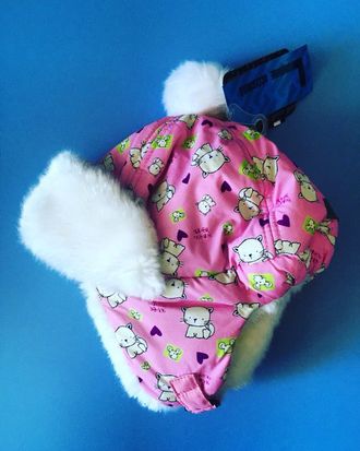 Теплая зимняя шапка-ушанка Lummie цвет Pink Anniki