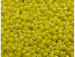 Бисер Китайский №8-122 желтый непрозрачный блестящий, 50 грамм
