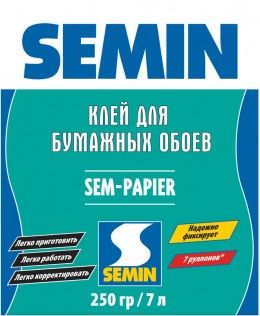 SEM PAPIER клей для бумажных обоев 250 г.