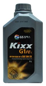 Масло моторное Kixx G1 FEx 5W-20 (Kixx G1 SN/CF 5W-20) 1L синтетическое