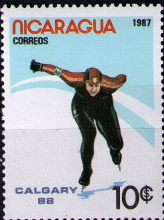 Коньки. Никарагуа. Калгари-1988 Коньки. Никарагуа. Калгари-1988