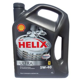 Моторное масло Shell Helix Ultra 5W40 синтетическое 4 л.