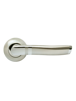 Комплект ручек дверных RAP 3 белый никель/хром RUCETTI