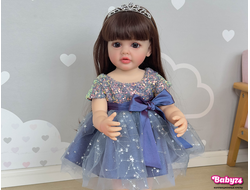 Кукла реборн — девочка  "Алиса" 55 см