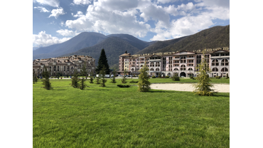 Благоустройство и озеленение территории курорта "Горки город" 