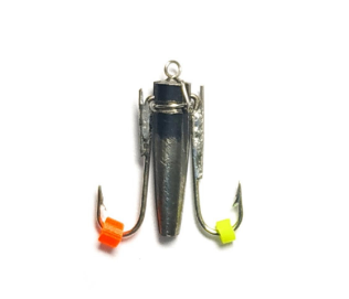 Мормышка вольфрамовая&quot;ЯрМастер&quot; &quot;Ведьма &quot; 3,00 мм. 2 крючка (уп-ка 20 шт.)