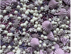 Посыпка кондитерская 40 г, МИКС №6, Сиреневый Туман