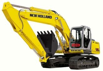 Стекло лобовое нижнее (закалённое) для экскаватора гусеничного New Holland E 215 B (арт.018)