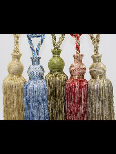 Арт. 2015-27 NEW. Небольшая кисть для портьер мелким оптом, 66 см