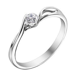 Элегантное помолвочное кольцо