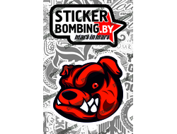 стикер - bulldog