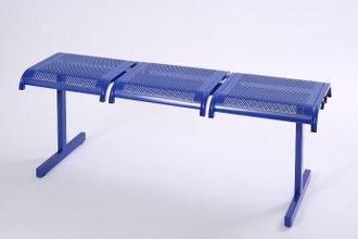 Металлические стулья-секции без спинки