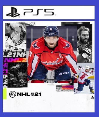 NHL 21 (цифр версия PS5) RUS 1-4 игрока