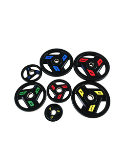 Олимпийские обрезиненные диски Aerofit Color