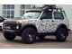 Бушвакеры (силовые расширители колесных арок) для автомобиля НИВА LADA 4x4 3D под стандартные арки колёс