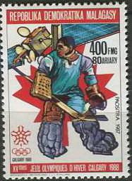 Хоккей. Мадагаскар. Калгари-1988