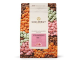 Розовый шоколад со вкусом клубники Callebaut, 100 гр