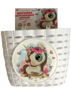 Корзинка для велосипеда детская на руль P06 Lily