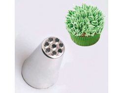 Наконечник &quot;Травка зубчатая&quot;, 8 отверстий, d=13x24, h=40 мм (BX 1713 - код 234)