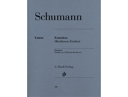 Schumann, Robert Exercices Etuden in Form freier Variationen über ein Thema von Beethoven für Klavier