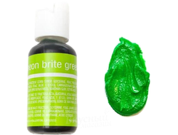 Краситель гелевый жидкий Ярко Зеленый / Neon Brite Green Chefmaster 20 г