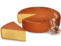 Сыр копченый в кругах (упаковка -1 кг, цена за кг 1100 рублей)