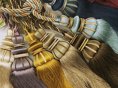 Bells 01, серия Delisious Decor, 80 см. Классические подхваты для штор