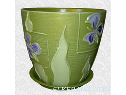 Горшок для цветов из керамики "Иксора" 18 см