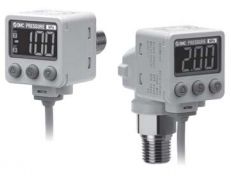 Прецизионный датчик давления/вакуума с двухцветной цифровой индикацией ZSE40A(F)/ISE40A
