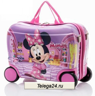 Детский чемодан на 4 колесах Мини Маус Дисней / Minnie Mouse Disney № 3