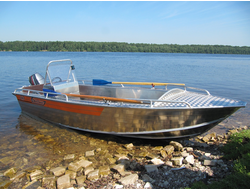 Алюминиевая лодка WELLBOAT-46 NEXT CONSOL