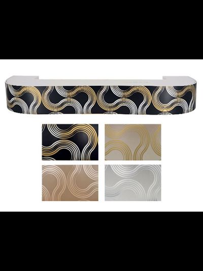 "Престиж (85)", планка отрезная для карниза ПВХ