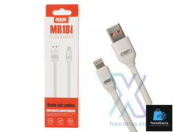 Кабель USB MRM MR18i  Lightning 1000mm (white)