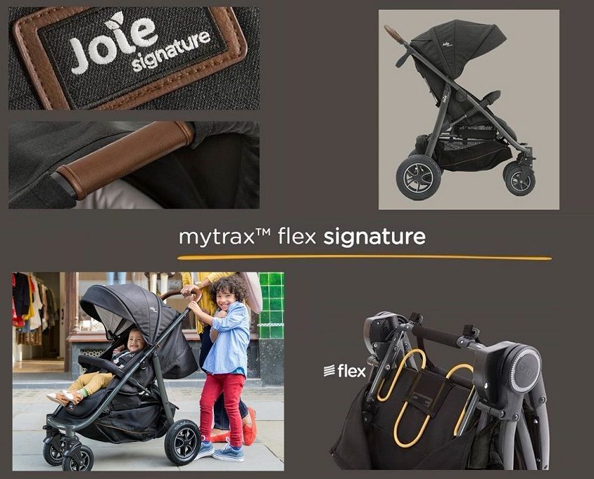 Joie Mytrax Flex Signature, новая прогулочная коляска обеспечит ребёнку комфорт на первые 3-4 года