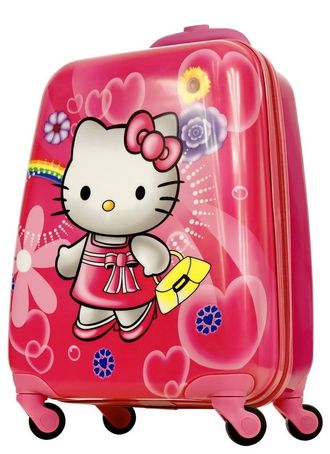 Детский чемодан на 4 колесах Hello Kitty/ Хелло Китти - &quot;с сумочкой&quot;
