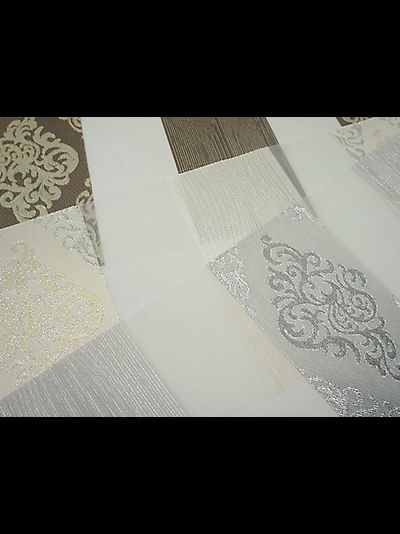 Рулонные шторы день-ночь с роскошным рисунком и люрексом!