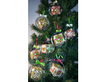 Набор шаров «Рождественские 1-8» DS420 (алмазная вышивка) mn avmn