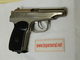 MP-654K-24 Baikal PM Makarov white nickel