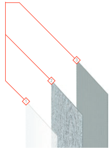 Структура клеевой кварц-виниловой плитки коллекций ART Tile Hit