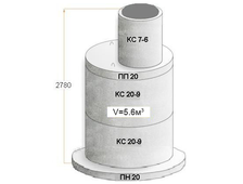 Септик  (объем 5,6 м3)