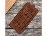 Форма для льда и шоколада, 1 ячейка, 22,5х10,5х0,2 см "Плитка"