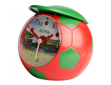 Будильник-мячик LC-10 футбол, красно-зеленый
