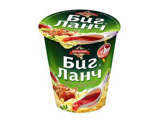 Лапша Биг Ланч с тушеной курицей и луком б/п 65 г