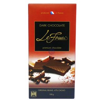 Шоколад темный Лефруа содержание какао 47% 100г