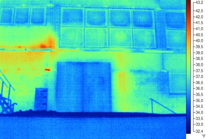 Проведение тепловизионного обследования складского здания