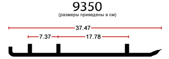 Конек Woodys DS4-9350 для Лыж CAMOPLAST ALL TERRAIN