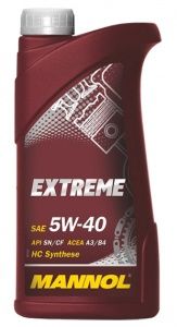 08015 Масло моторное MANNOL Extreme SAE 5W40 синтетическое, 1 л.